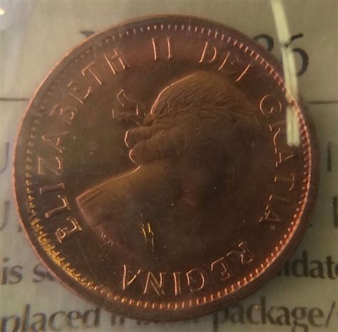 Canada 1957 1 Cent MS-65 Red ICCS