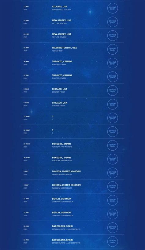 BTS Map of the Soul Tour Dates, details, tickets, Schedule, Timings, Presale, Registration ...