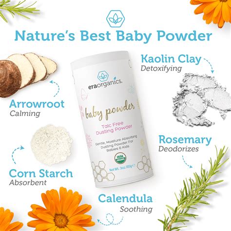 Talc Free Baby Powder - Eraorganics.com