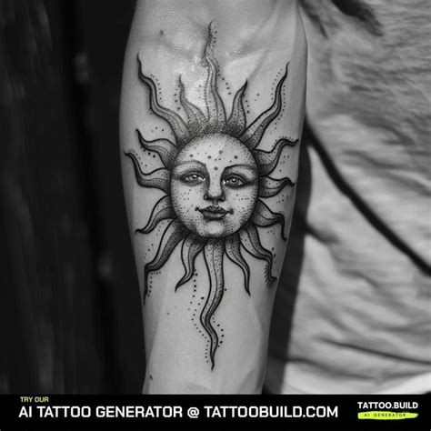 Sun Tattoo Designs For Guys: Best Ideas - Tattoo Build