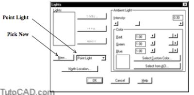 Image result for AutoCAD Light Settings Explained