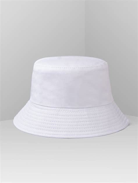 Solid Bucket Hat | Hats, Bucket hat, White bucket hats