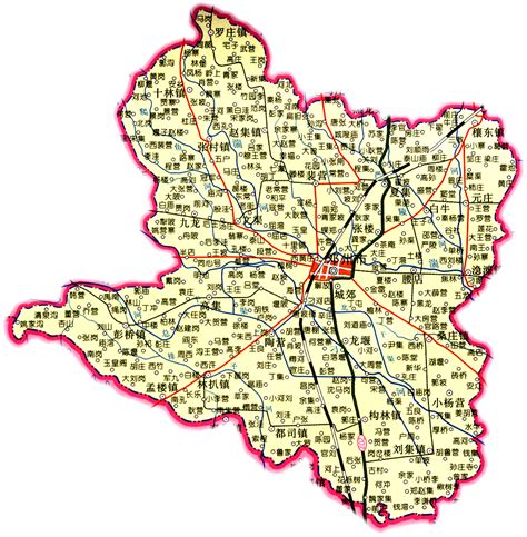 邓州市各个乡镇地图展示_地图分享