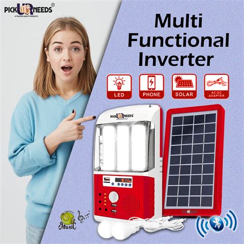 Pick Ur Needs Rechargeable & Portable Emergency Inverter with Radio Mu