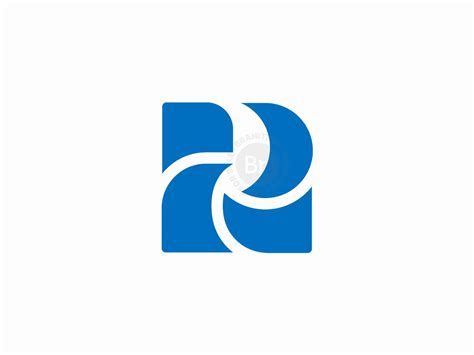 R Double Red Flag Logo - Branition