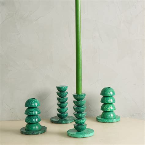 Half Ball Green Candle Stand | Tablescape by Eeshaan | Le Mill