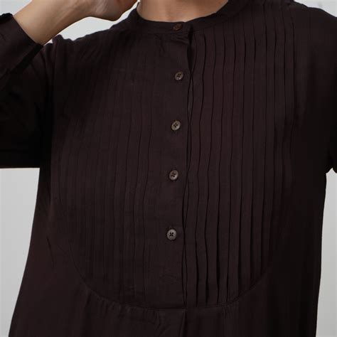 Saltpetre Women Midi Dress In Natural Coffee Brown For Formal Wear ...