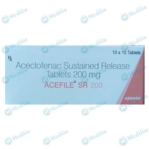 Acefile SR 200 mg Tablet