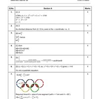 Class 10 Mathematics (Standard): CBSE (Official) Marking Scheme with ...