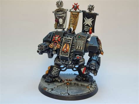"Box-nought" Dreadnought Black Templar. Feel free to C&C : r/Warhammer40k