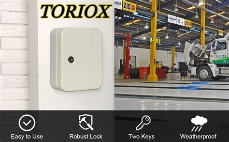 Toriox Wall Mounting Key Safe Box 20 Keys Cabinet Box With Lock, Metal ...