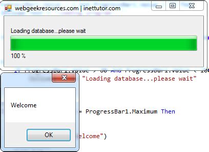 Image result for Progress Bar Visual Basic