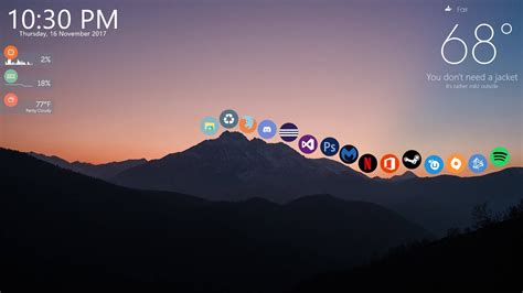 Rainmeter Widgets 的图像结果