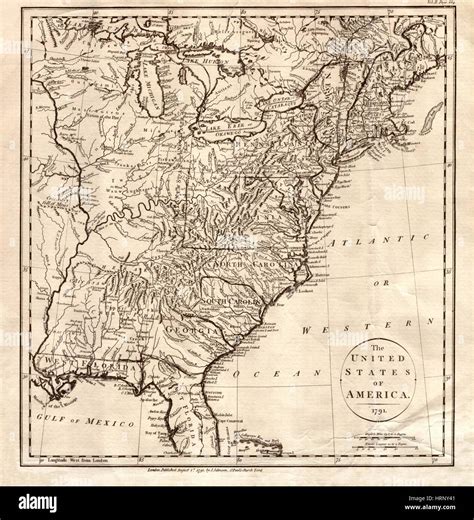 Usa map 1700s hi-res stock photography and images - Alamy