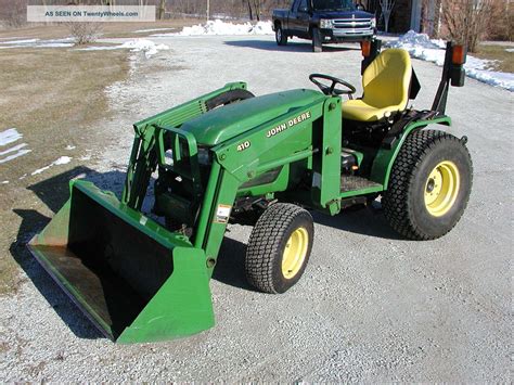 John Deere 4110 Utility Tractor With Front End Loader