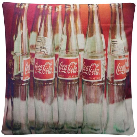 Buy The Digital Animal – Coca Cola Bottles Printed Cushion Cover, Size ...