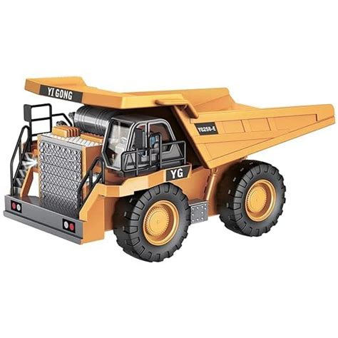 JETRA Remote Control Construction Dump Truck Toys With 9 Channel With ...