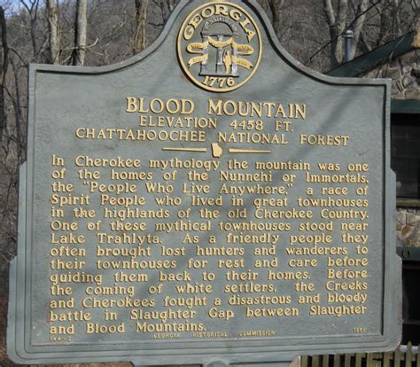 Blood Mountain -- A Battlefield on GA's Appalachian Trail ...