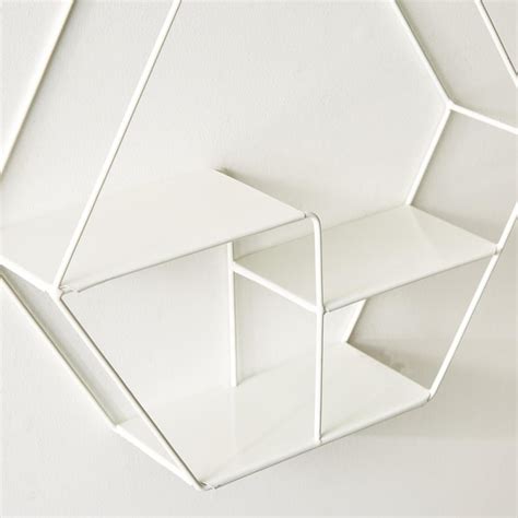 Buy Casper Metal Wall Shelf - White from Home Centre at just INR 1249.0