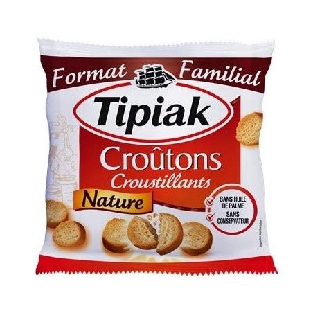 Croutons nature of the brand Tipiak 75g