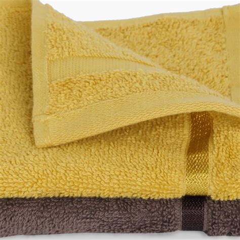 Buy SPACES Atrium Multicolour Textured Cotton Face Towel - 30x30cm ...