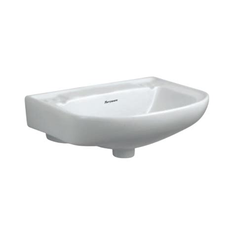 Parryware - Wall Mounted Rectangle White Wash Basin - Craft - C894G by ...