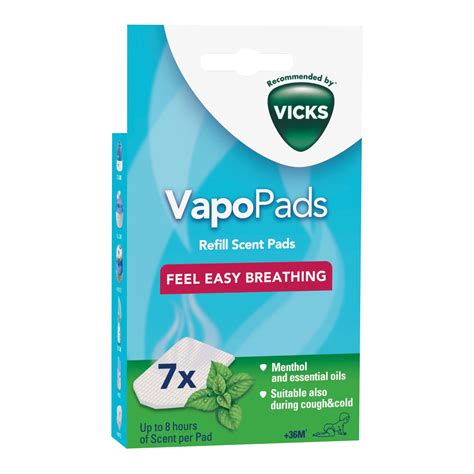 Vicks VapoPads Menthol - Scented Pads with Essential Oils - Keystone 4