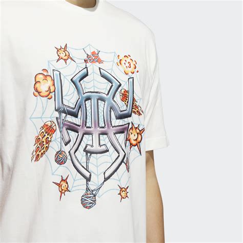 adidas Donovan Mitchell 8-Bit Graphics Signature Basketball Graphic Tee ...