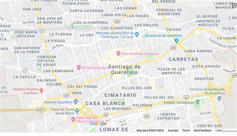Map Of Queretaro Mexico