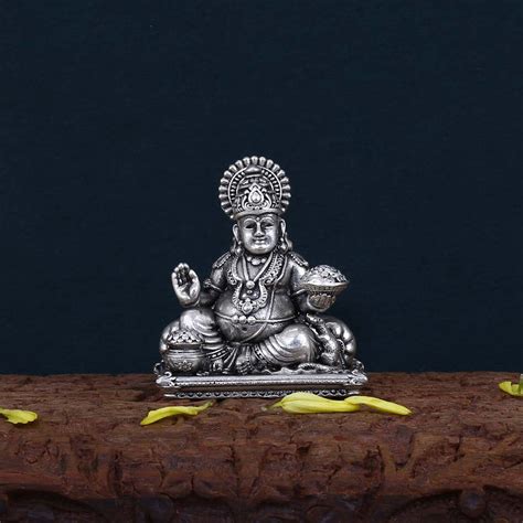 Buy Kuberan 3D Solid Idol | 925 Pure Silver God Idols Online – The ...