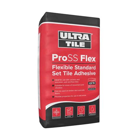ProSS Flex Grey Tile Adhesive | Ultra Tile Flexible Standard Set
