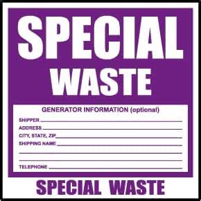 Safety Sign FOAMBOARD | Special - Waste | 215 MM X 139 MM : Amazon.in ...