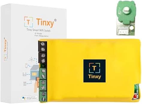 Tinxy 4 Node with Fan Regulator. Retrofit Smart Switch for Home ...