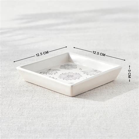 Buy Corsica Flores Stoneware Floral Print Platter from Home Centre at ...