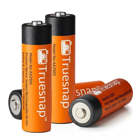 Open Box Wale - Truesnap AA 2500mAh Rechargeable Batteries by TechMaven ...