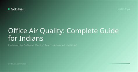 Office Air Quality: Complete Guide for Indians | GoDavaii