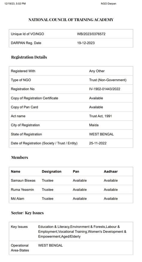 Our Certifications | National Council of Training Academy
