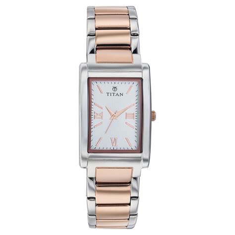 Buy Online Titan Quartz Analog White Dial Watch for Women - nc9845km01j ...