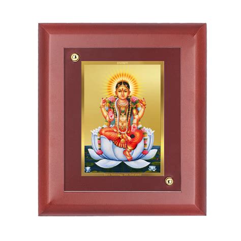 Diviniti 24K Gold Plated Tripura Devi Photo Frame For Home Decor, Wall ...