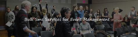 Bulk SMS Services for Event Management | SMSGATEWAYHUB