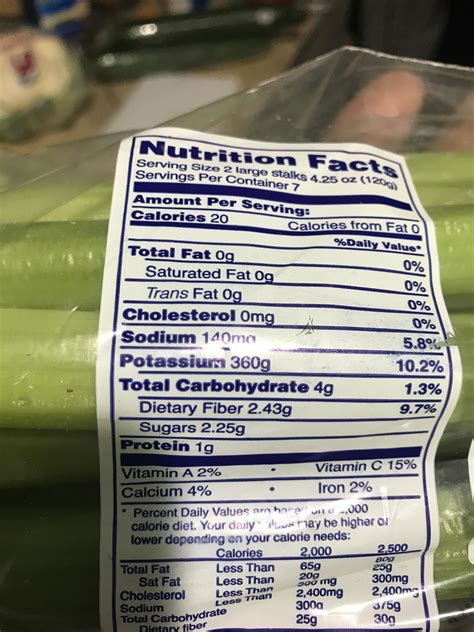 How Many Carbs In Celery at Clair Azevedo blog