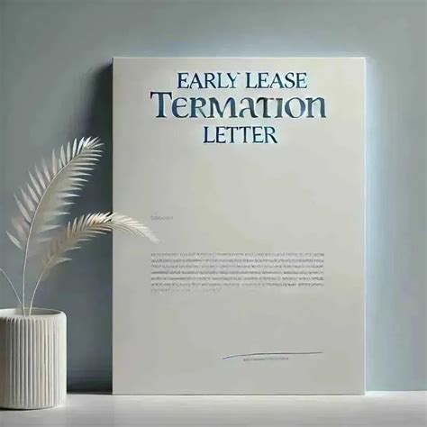 Early lease termination letter: Formats and tips – Eduyush