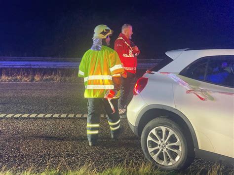 Uheld på motorvej på Sjælland: Spor er spærret