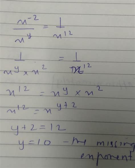Find the missing exponent - Brainly.in