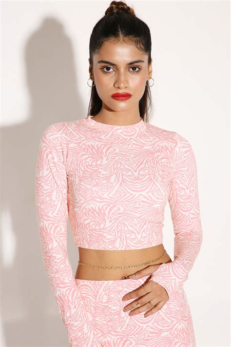 Stun-Downer - High Neck Crop Top | Monokrom Mumbai