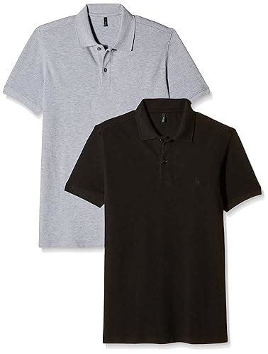 United Colors of Benetton Men's Polo (Pack of 2) (8903975139718 ...