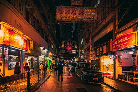 夜间城市街拍 · 免费素材图片