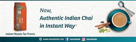 SENSO Masala Chai Instant Tea Premix 1Kg - Premium With 100% Natural ...