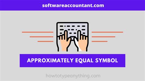 6 Ways to Type Approximately Equal Symbol (≈) in Word/Excel - Software ...