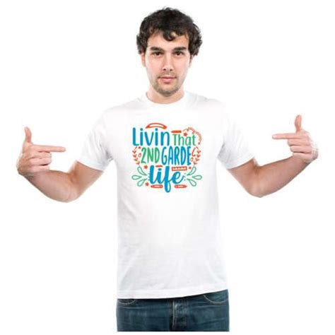 Buy UDNAG Unisex Round Neck Graphic 'School Teacher | Livin That 2nd ...
